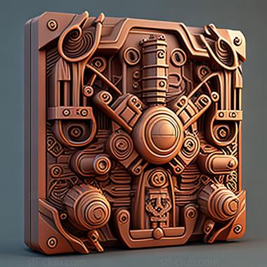 3D модель St Heavy Metal Machines игра (STL)